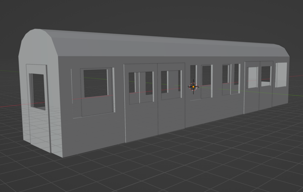 Model of a train car used in the game, Always Meant to Be